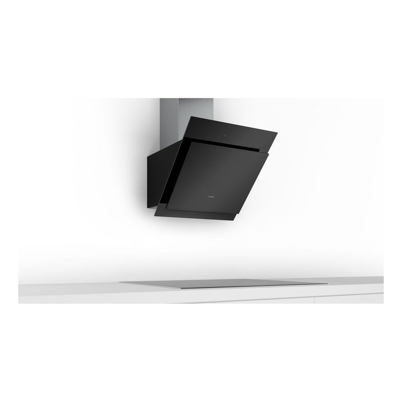 Bosch - Serie | 4 Wall-mounted Cooker Hood 60 cm Clear Glass Black Printed DWK67CM60B