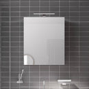 Emco Mee mounted mirror cabinet with lighting and 1 door