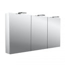 Emco Pure2 Style mirror cabinet with lighting and 3 doors