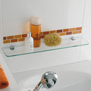 Emco Rondo2 crystal glass shelf