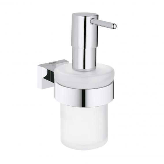 Grohe Essentials Cube soap dispenser with holder