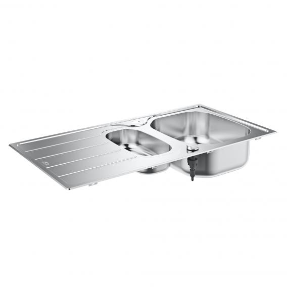 Grohe K200 kitchen sink with half bowl and drainer