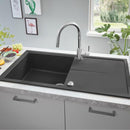 Grohe K400 kitchen sink with drainer