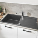 Grohe K500 kitchen sink with drainer