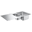 Grohe K500 kitchen sink with half bowl and drainer