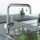 Grohe Minta single-lever kitchen mixer tap brushed hard graphite