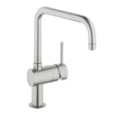 Grohe Minta single-lever kitchen mixer tap brushed hard graphite