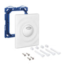 Grohe Surf toilet flush plate white/chrome