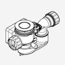 高儀通用型獨立式浴缸落水與溢流套件 白色