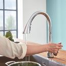 Grohe Zedra Touch the electronic single-lever kitchen mixer tap chrome