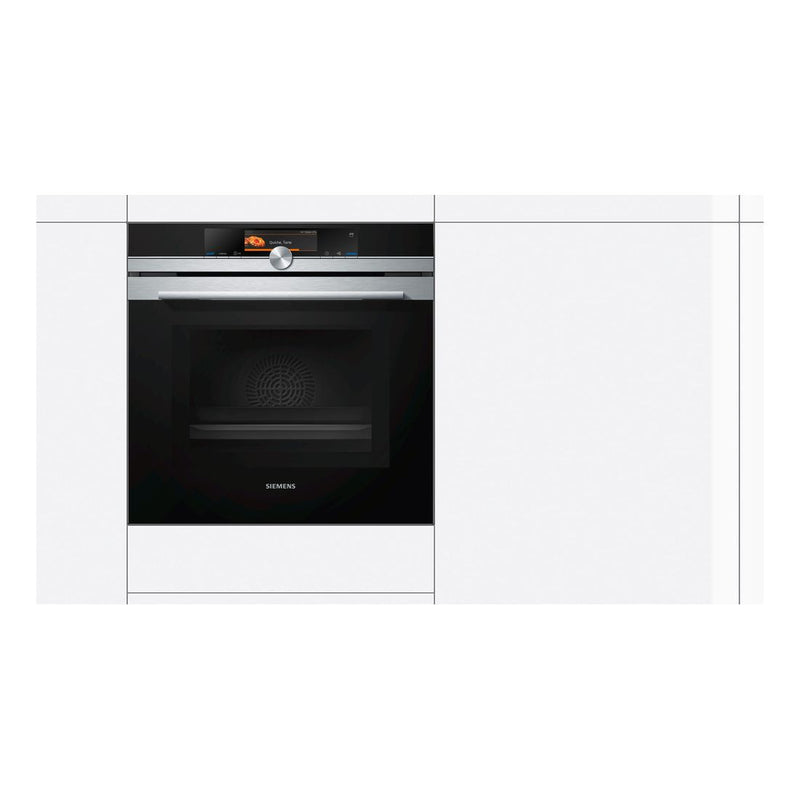 Siemens - IQ700 Built-in Oven With Added Steam And Microwave Function 60 x 60 cm Stainless Steel HN678GES6B 
