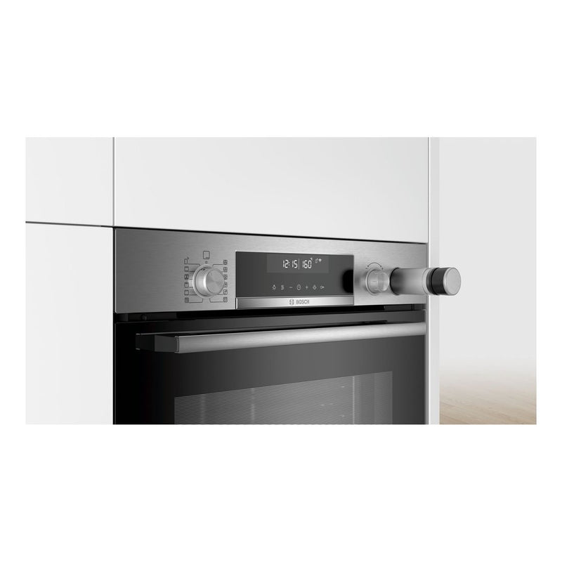 Bosch - Serie | 6 Built-in Oven With Added Steam Function 60 x 60 cm Stainless Steel HRS578BS6B