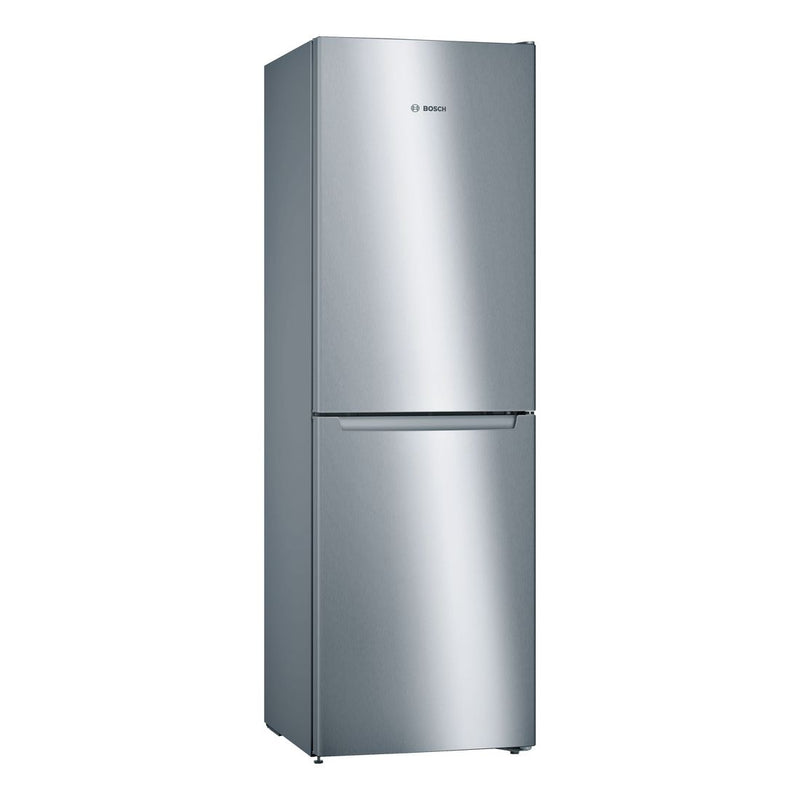 Bosch - Serie | 2 Free-standing Fridge-freezer With Freezer At Bottom 186 x 60 cm Inox-look KGN34NLEAG 