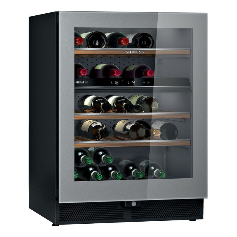 Siemens - IQ500 Wine Cooler With Glass Door KW16KATGAG 