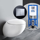 LAUFEN IL BAGNO ALESSI 一套完整的壁掛式馬桶,帶有 neeos 前牆元件、沖水板