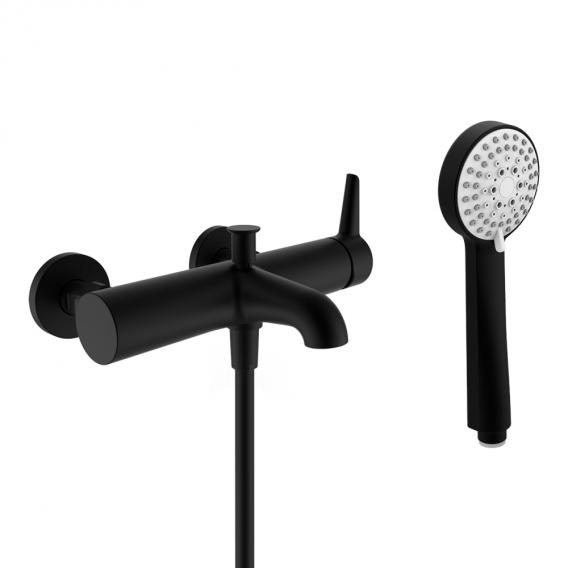 LAUFEN PURE exposed bath mixer, with hand shower set