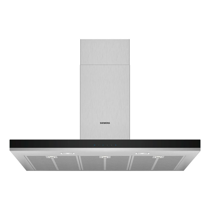 Siemens - IQ300 Wall-mounted Cooker Hood 90 cm Stainless Steel LC97BHM50B 