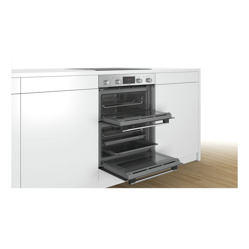 Bosch - Serie | 2 Built-under Double Oven Stainless Steel NBS113BR0B