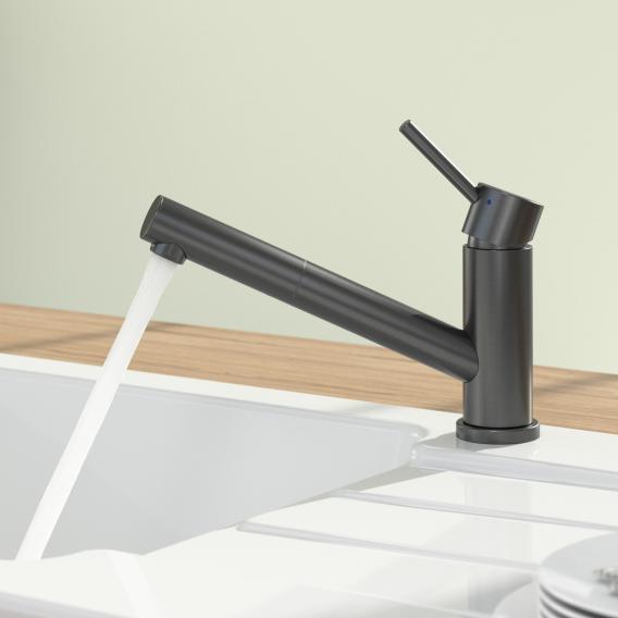 Villeroy & Boch Como Shower single-lever kitchen mixer tap, with pull-out spout, for low pressure