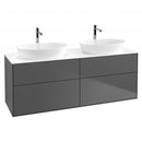 Villeroy & Boch Finion vanity unit for 2 countertop washbasins with 4 pull-out compartments