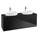 Villeroy & Boch Finion vanity unit for 2 countertop washbasins with 4 pull-out compartments