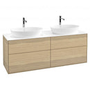 Villeroy & Boch Finion vanity unit for 2 countertop washbasins with 4 pull-out compartments