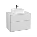 Villeroy & Boch Finion 洗手盆盥洗台,附 2 個拉出式隔層