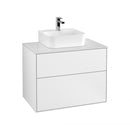 Villeroy & Boch Finion 洗手盆盥洗台,附 2 個拉出式隔層