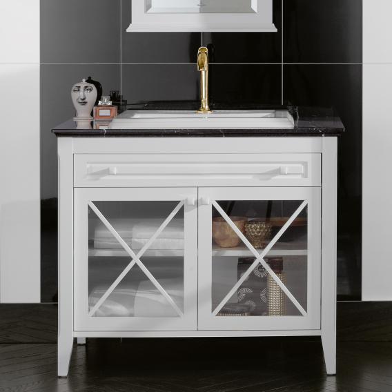 Villeroy & Boch Hommage vanity unit with washbasin, 2 doors and 1 pull-out compartment