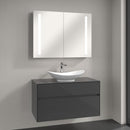 Villeroy & Boch My Nature countertop washbasin with Embrace vanity unit and My View 14 mirror cabinet