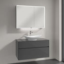 Villeroy & Boch My Nature countertop washbasin with Embrace vanity unit and My View Now mirror cabinet