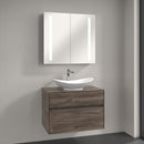 Villeroy & Boch My Nature countertop washbasin with Embrace vanity unit and My View 14 mirror cabinet