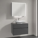 Villeroy & Boch My Nature countertop washbasin with Embrace vanity unit and My View Now mirror cabinet