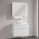 Villeroy & Boch My Nature countertop washbasin with Embrace vanity unit and My View Now mirror cabinet