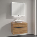 Villeroy & Boch My Nature countertop washbasin with Embrace vanity unit and My View Now mirror cabinet