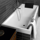 Villeroy & Boch Squaro rectangular bath, built-in white