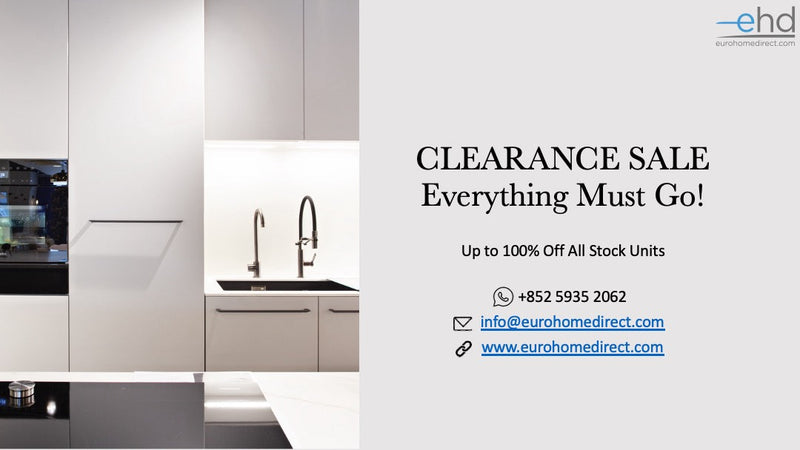 EuroHomeDirect® Stock Clearance: Bosch, Gaggenau, Blanco & More - Up to 100% off!