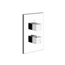 Gessi Rettangolo Shower 20182+09269 Thermostatic Shower Mixer + Recessed Part