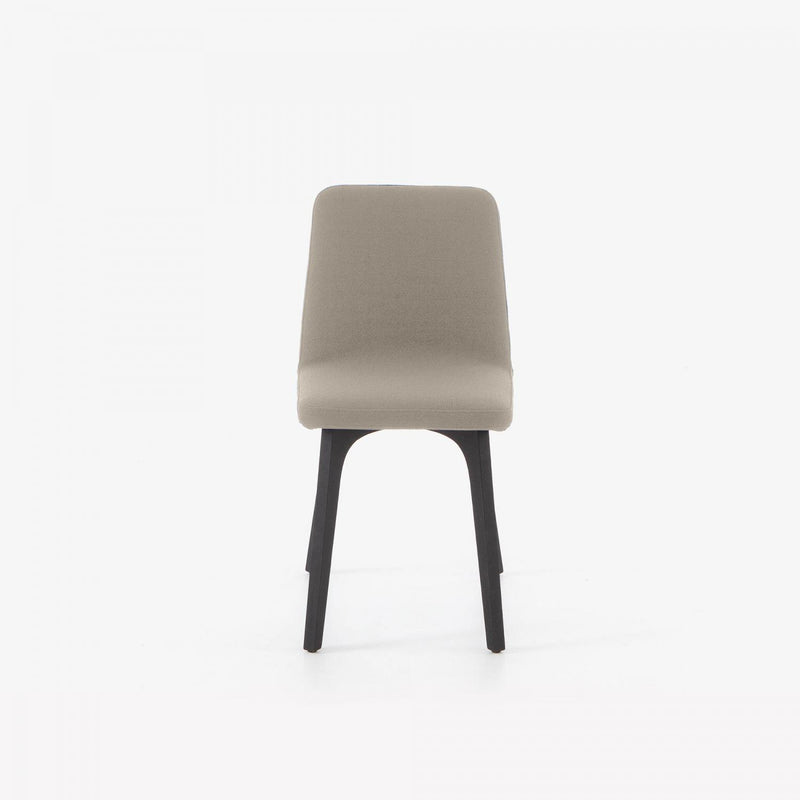 LIGNE ROSET DINING CHAIR BLACK STAINED ASH WITHOUT HANDLE VIK