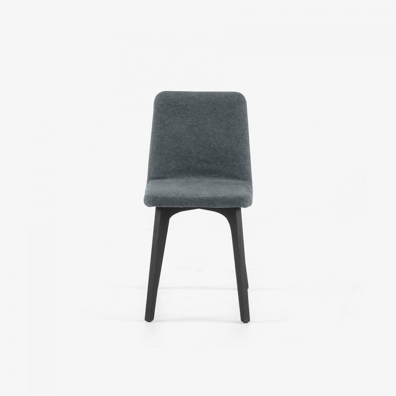 LIGNE ROSET DINING CHAIR ASH GREY-STAINED ASH WITH HANDLE VIK