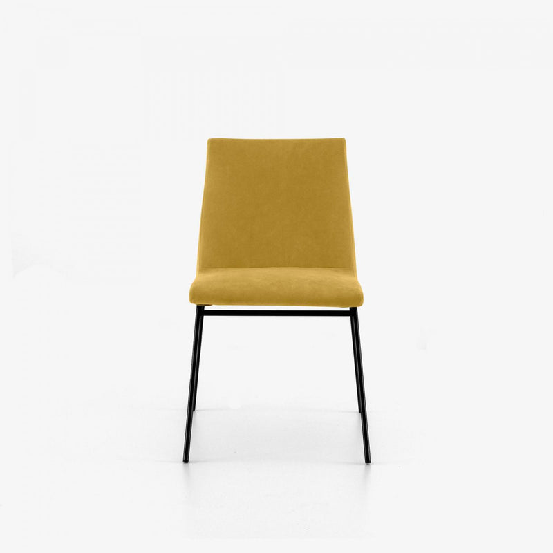 LIGNE ROSET DINING CHAIR BASE IN SATIN-FINISH BLACK LACQUER TV