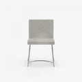 LIGNE ROSET DINING CHAIR CHROMED SLEIGH FEET SALA