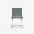 LIGNE ROSET DINING CHAIR CHROMED SLEIGH FEET SALA