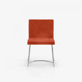 LIGNE ROSET DINING CHAIR CHROMED SLEIGH FEET SALA