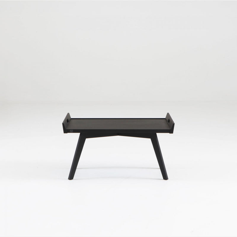 LIGNE ROSET LOW TABLE BLACK STAINED OAK LUPO