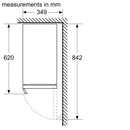 西門子 - IQ500 玻璃門酒櫃 82 x 30 公分 KU20WVHF0G