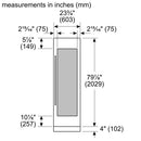 西門子 - IQ700 玻璃門酒櫃 212.5 x 60.3 公分 CI24WP03