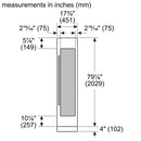 西門子 - IQ700 玻璃門酒櫃 212.5 x 45.1 公分 CI18WP03