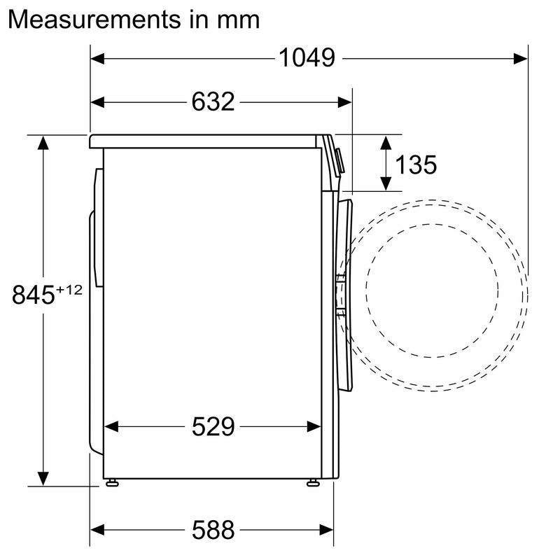 Bosch - 系列 6 洗衣機，前置式 9 公斤 1400 轉 WGG24400GB