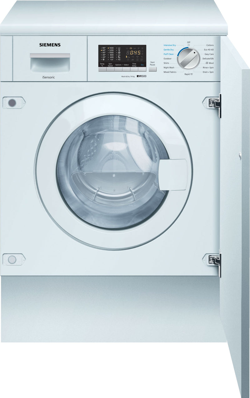 Siemens - iQ500 Washer dryer 7/4 kg WK14D543GB